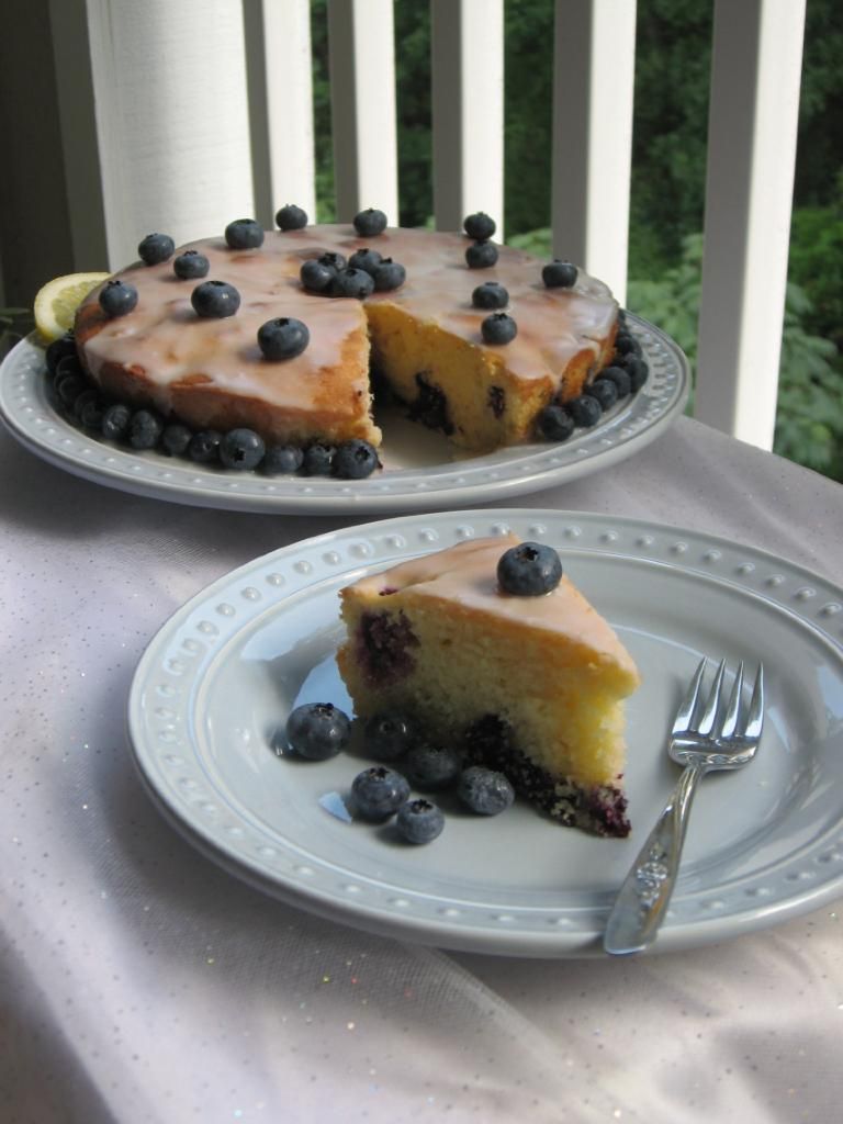 Lemon Blueberry Cake Willow Bird Baking